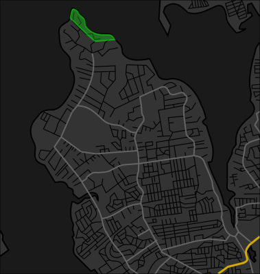 A map of King's Point, Long Island.
