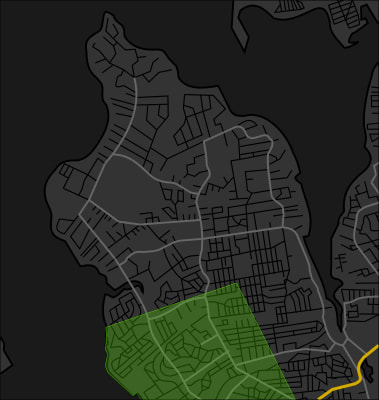 A map of King's Point, Long Island.